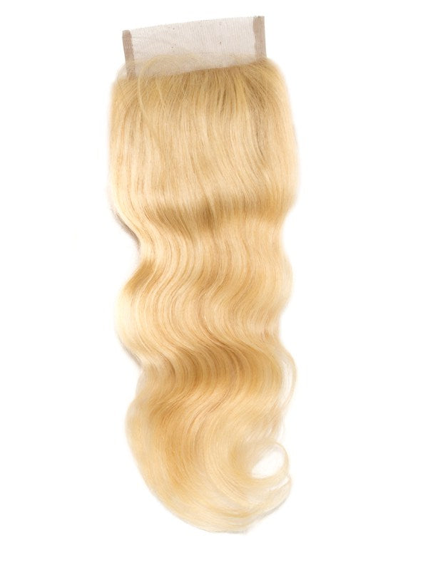 Blonde Wavy HD Closure image 2