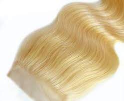 Blonde Wavy HD Closure image 1